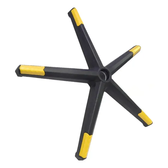 Base Universal Para Cadeira Gamer/office Preto E Amarela