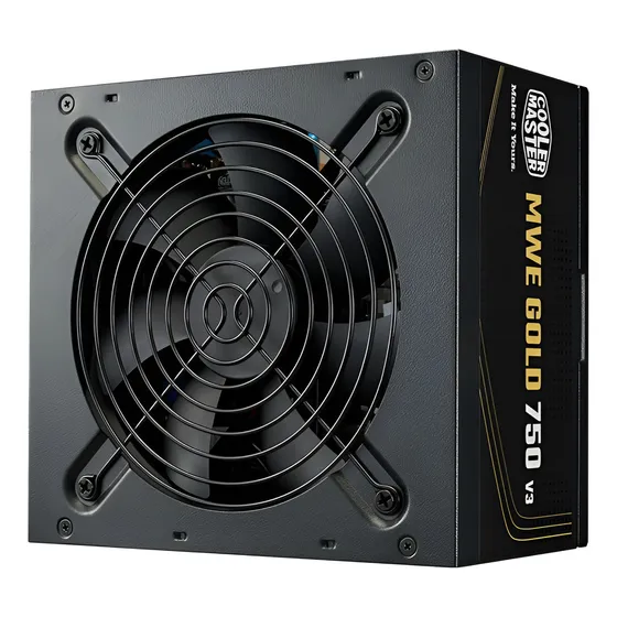 Fonte 750w Cooler Master Mwe Gold V3 750 Atx 3.1 80plus Gold