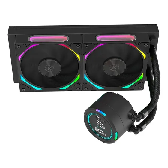 Water Cooler Delta V2 240 Argb Lcd 3200 Rpm Preto Kalkan Preto