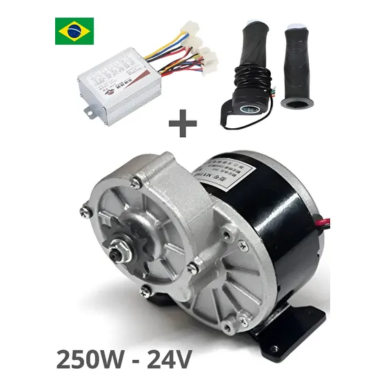 Kit Conversão Bike Bicicleta Elétrica Motor (24v-250w)