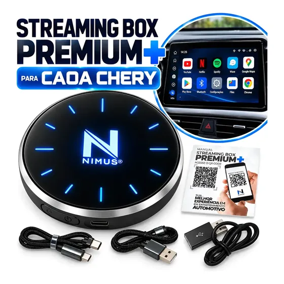 Streaming Caoa Box Premium+ Nimus 8gb 128gb Carplay Android Streaming Caoa Box Premium+ Nimus 8gb 128gb Carplay Android