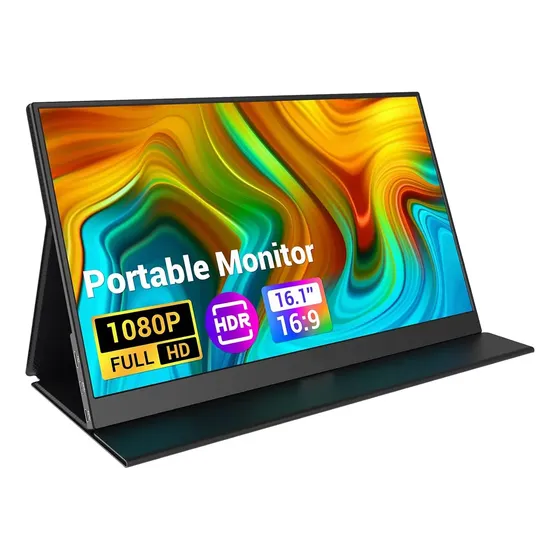 Monitor Gamer Bettdow 15.6 Led Preto Full Hd, Portátil