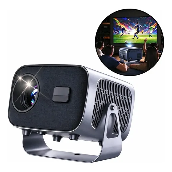 Projetor Led Android Wi-fi 10000 Lumes Cinema Em Casa