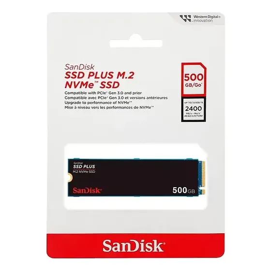 Hd Ssd M.2 Nvme 2280 500gb Sandisk Sdssda3n-500g-g26