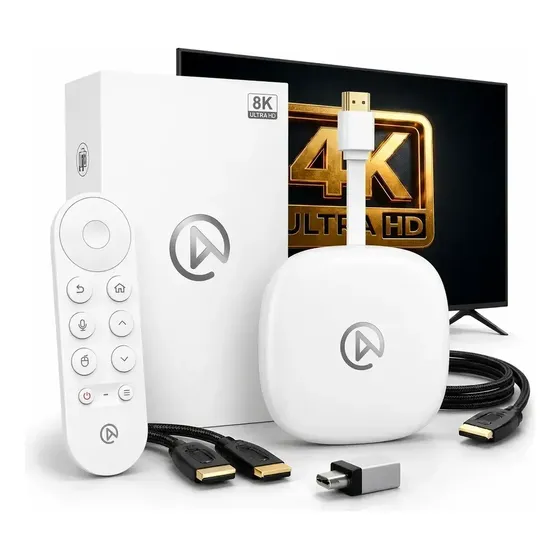 Smart Tv 8k Pro 3a Geração 16gb Branco 5g