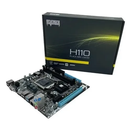 Placa Mãe Intel Oe H110m Revenger Lga 1151 Ddr4 32gb Usb 3.0 Cor Preto Placa Mãe Intel Oe H110m Revenger Lga 1151 Ddr4 32gb Usb 3.0 Cor Preto