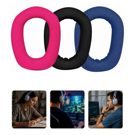 Almofada Compatível Headset Logitech G435 Lightspeed