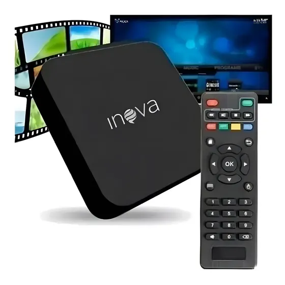 Inova Adaptador Tvbox Transforma Sua Tv Comum Em Smart 4k Cor Preto Tipo De Controle Remoto Padrão Inova Adaptador Tvbox Transforma Sua Tv Comum Em Smart 4k Cor Preto Tipo De Controle Remoto Padrão