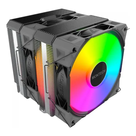 Cooler Para Processador Montech Nx600 Argb, 120mm, Intel-amd