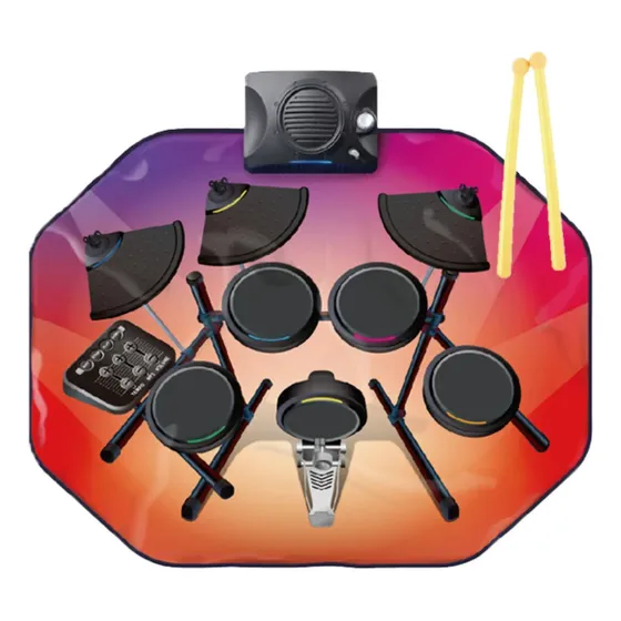 For Conjunto De Bateria Eletrônica Drum Set Multiuso À