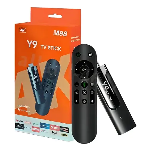 Tv Stick M98 Y9 Android Tv 11 4k Hdmi Youtube Netflix Preto
