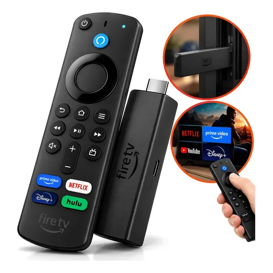 Fire Tv Stick 4k Ultra Hd Com Alexa, Wi-fi 6