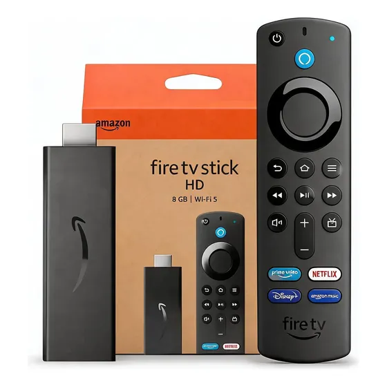 Fire Tv Stick Amazon Full Hd 8gb Controle Remoto Voz Alexa