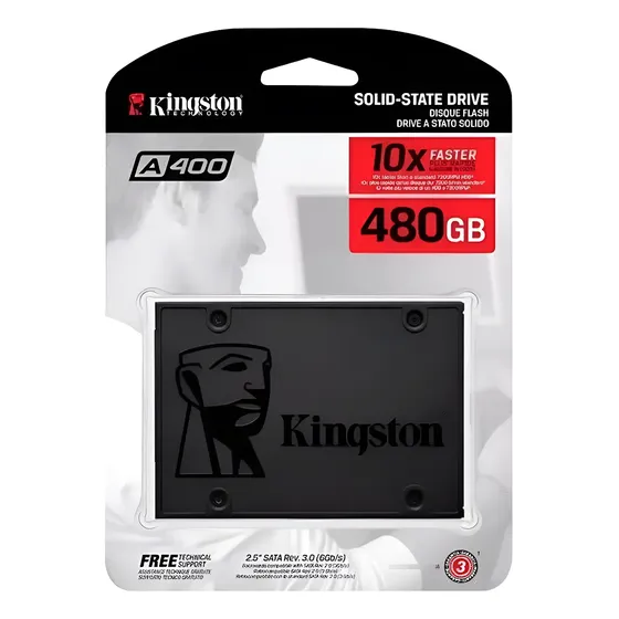 Ssd Kingston 480gb Sata Iii A400 Sa400s37/480g