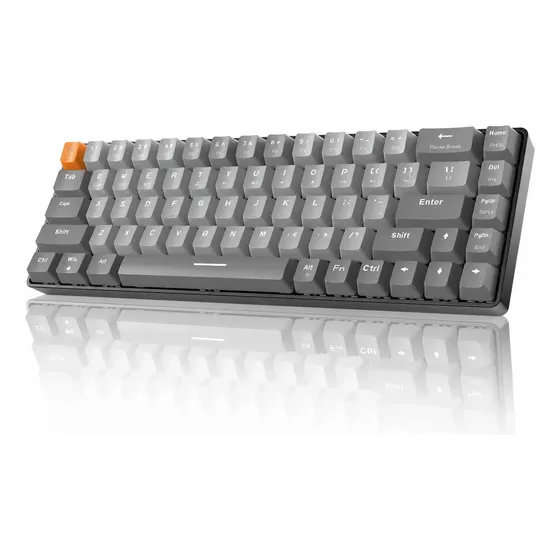 Free Wolf K68 Teclado Mecânico Sem Fio Gamer Bluetooth Pc