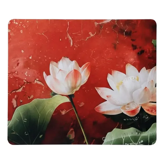 Mousepad Gamer Aportex 11 Estampas Premium Antiderrapante Preto Floral