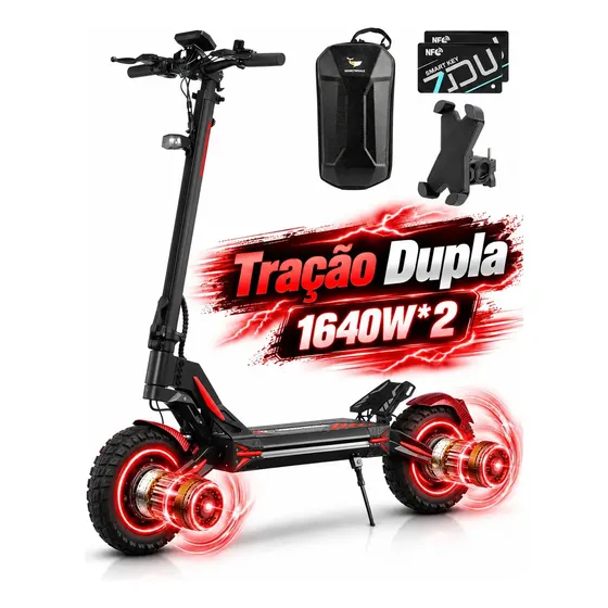 Patinete Elétrico Honeywhale G4 Max para Adulto, 1640 W, 72 km/h e Autonomia de 70 km