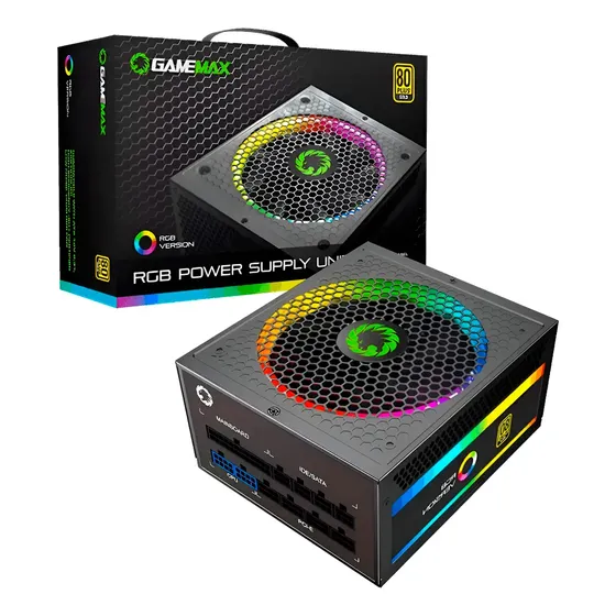 Fonte Gamemax 1050w 80 Plus Gold Full Modular