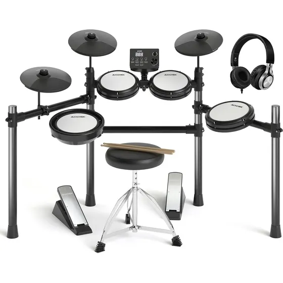 Conjunto De Tambores Elétricos Aodsk Com Almofadas De Malha Conjunto De Tambores Elétricos Aodsk Com Almofadas De Malha