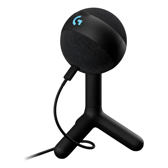 Microfone Condensador Gamer Logitech G Yeti Orb Rgb Preto