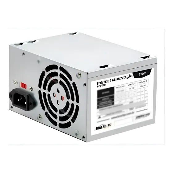 Fonte Atx 230w Real Brazilpc 24 Pinos Bivolt Pc/desktop Nf Fonte Atx 230w Real Brazilpc 24 Pinos Bivolt Pc/desktop Nf