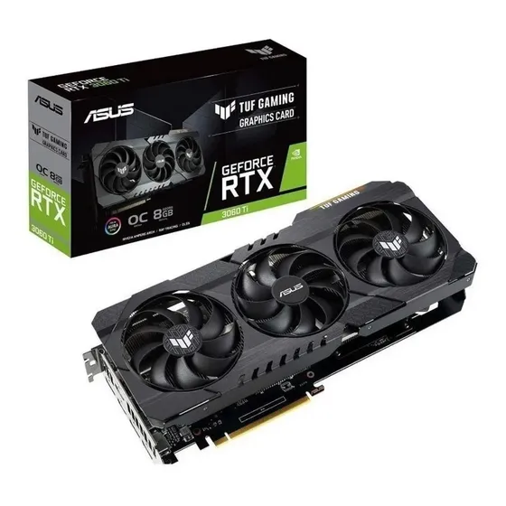 Placa de vídeo Nvidia Asus TUF Gaming GeForce RTX 30 Series RTX 3060 Ti V2 OC Edition 8GB