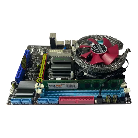 Kit Completo Placa Mãe 775 Ddr3+core 2 Duo+cooler+2gb Ddr3 Kit Completo Placa Mãe 775 Ddr3+core 2 Duo+cooler+2gb Ddr3