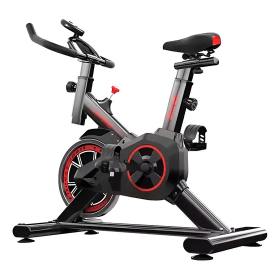 Bicicleta Ergométrica Fitness Para Cardio E Musculação Preto/vermelho