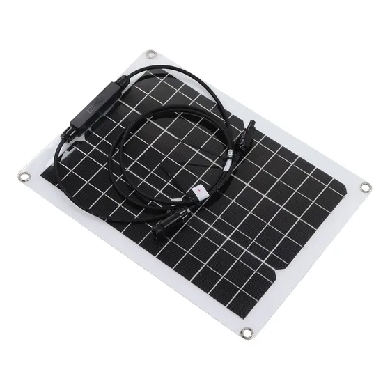 Painel De Célula Solar 15w 18v Kit Portátil Monocristalino P