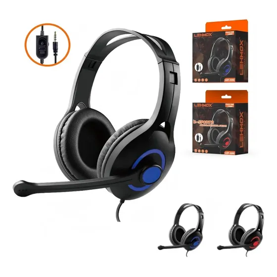 Headset Gamer Com Microfone Para Xbox One Ps4 E Pc