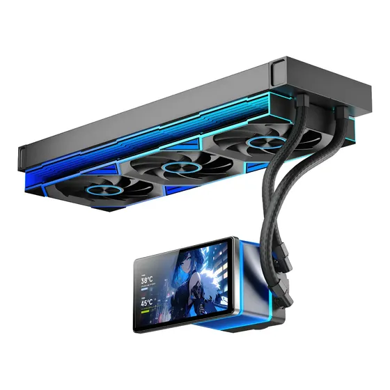 Water Cooler Cpu Pro Flow 360, 5.5in Pantalla Lcd Argb 360mm Water Cooler Cpu Pro Flow 360, 5.5in Pantalla Lcd Argb 360mm