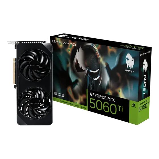 Placa De Vídeo Gainward Rtx 5060 Ti 8gb Gddr7 Ghost 128bits