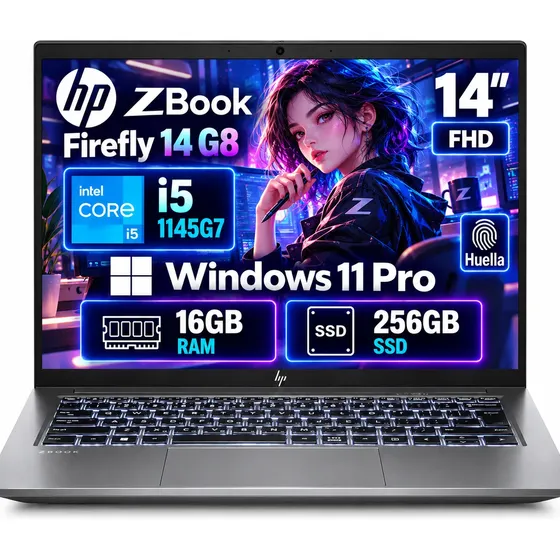Notebook Hp Zbookfirefly 14g8 Core I5 1145g7 16g 256gb Win11 (Recondicionado)
