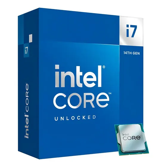 Processador Intel Core i7-14700K, 3.4GHz (5.6 GHz Max Turbo), Cache 33MB, 20 Núcleos, 28 Threads, LGA 1700,