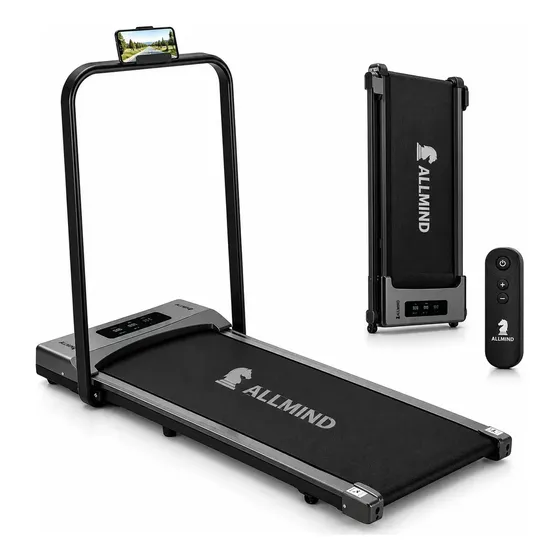 Esteira Elétrica Ergométrica Dobrável 8km/h Suporta 120kg Para Caminhada Corrida Leve Fitness Academia Residencial Treino Em Casa Com Suporte Para Celular