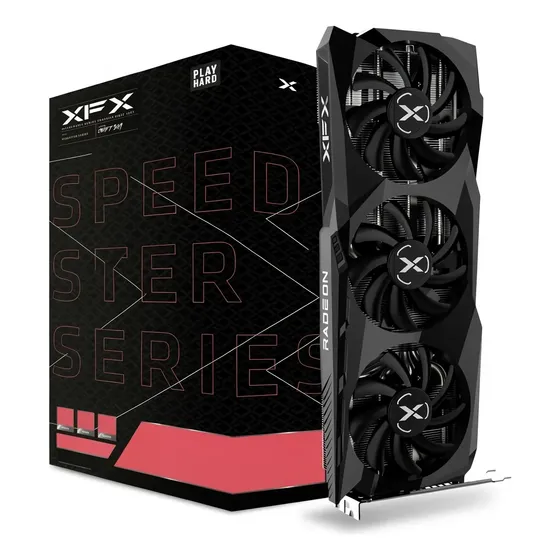 Placa De Video Amd Radeon Rx 6700 10gb Gddr6 Xfx Pcie 4.0 Placa De Video Amd Radeon Rx 6700 10gb Gddr6 Xfx Pcie 4.0