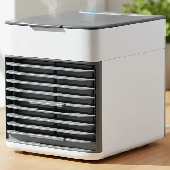 Mini Ar Condicionado Portatil Climatizador Usb Com Fonte