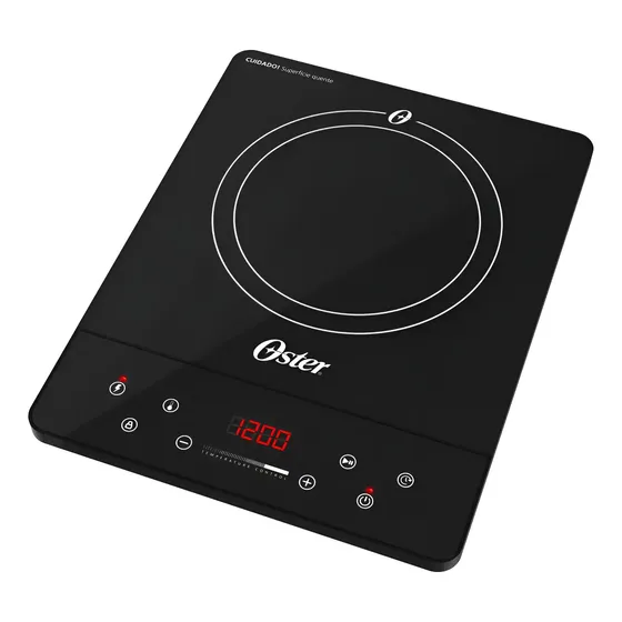 Cooktop De Indução 1 Boca Oster Touch Screen Portátil 127v