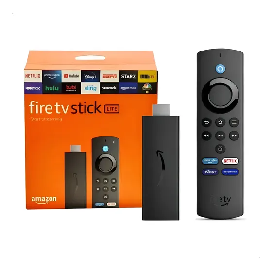 Amazon Fire Tv Stick Preto De Voz