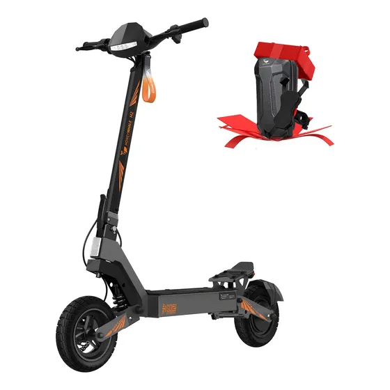 Honeywhale H2 Patinete Elétrico Adulto, 1200w Scooter Eletrica, 50 Km/h Velocidade Máxima, Autonomia De 50 Km, Patinete Juvenil Com Dupla Suspensão Honey Whale (48v 15ah)