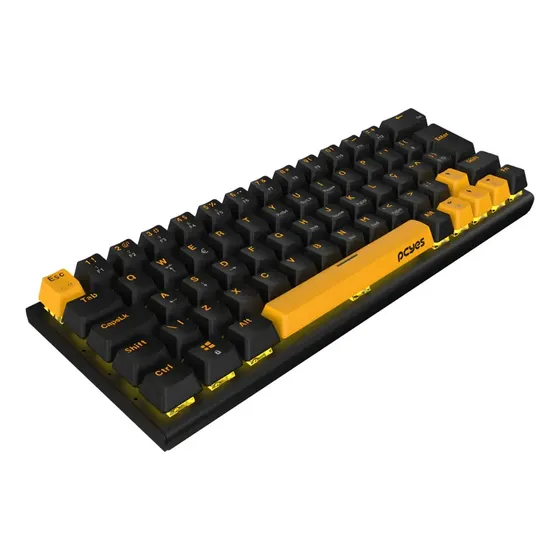 Teclado Gamer Mecânico Pcyes 60% Kuromori - Switch Blue