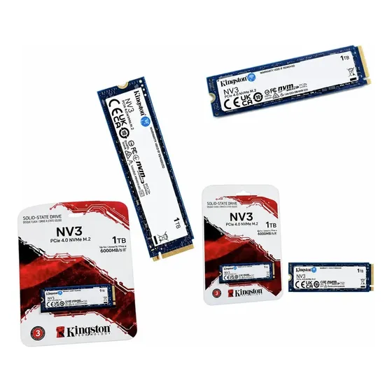 Ssd Kingston Nv3 1tb M.2 Nvme Pcie 4.0 6000mb/s