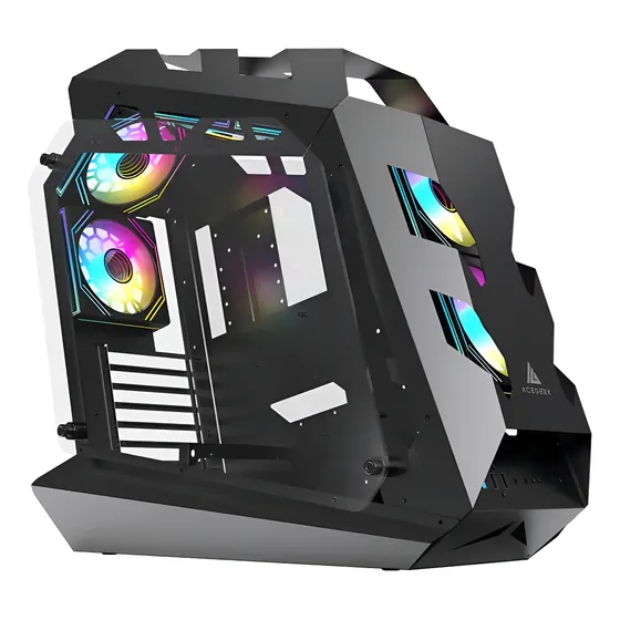 Gabinete Gamer Acegeek Vortex, Mid-tower, Lateral De Vidro