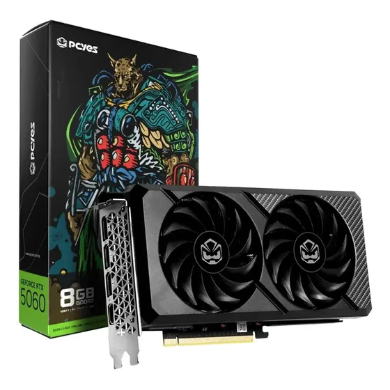 Placa De Video Rtx 5060 Pcyes 8gb Gddr7 Dlss Ray Tracing