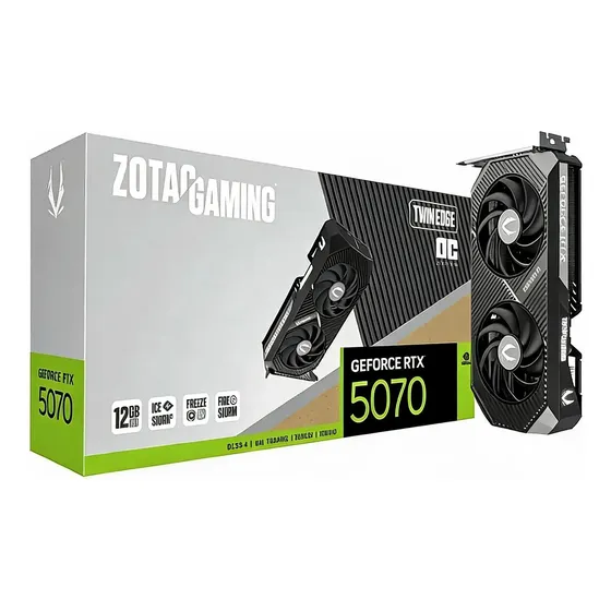 Placa De Vídeo Zotac Rtx 5070 12gb Twin Edge Oc Gddr7