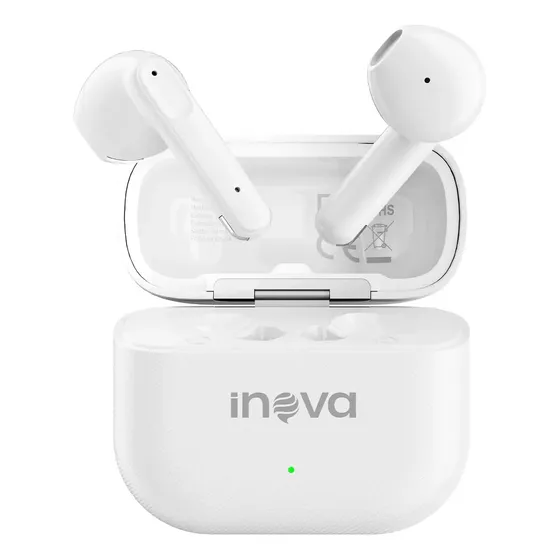 Fone de Ouvido Inova Cases In-ear Sem Fio Bluetooth 5.3 com Cancelamento de Ruído TWS e Microfone