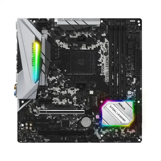 Compatible Para Placa-mãe Asrock B450m Steel Legend Ejdpj