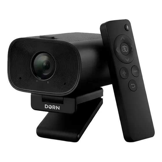 Webcam Dorn B 4k 120° Microfone Alto-falante Controle