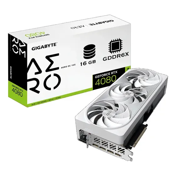 Placa de vídeo Nvidia Gigabyte Aero GeForce RTX 40 Series RTX 4080 OC Edition 16GB