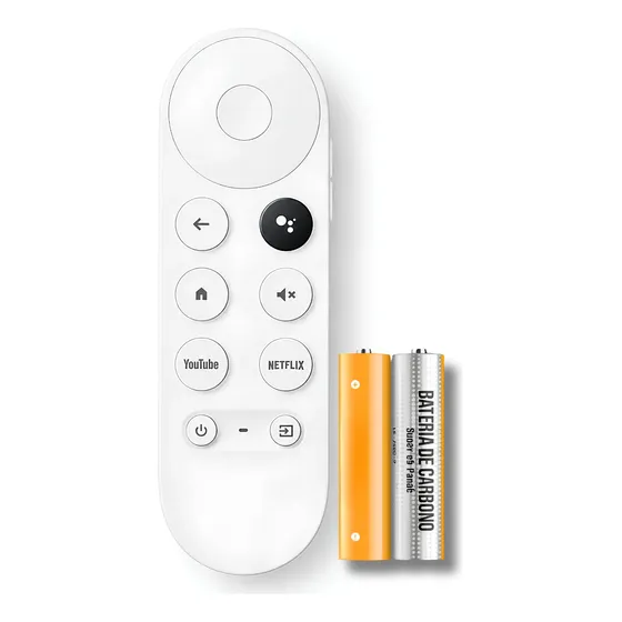 Controle Remoto Para Chromecast Google Tv 4k Comando Por Voz